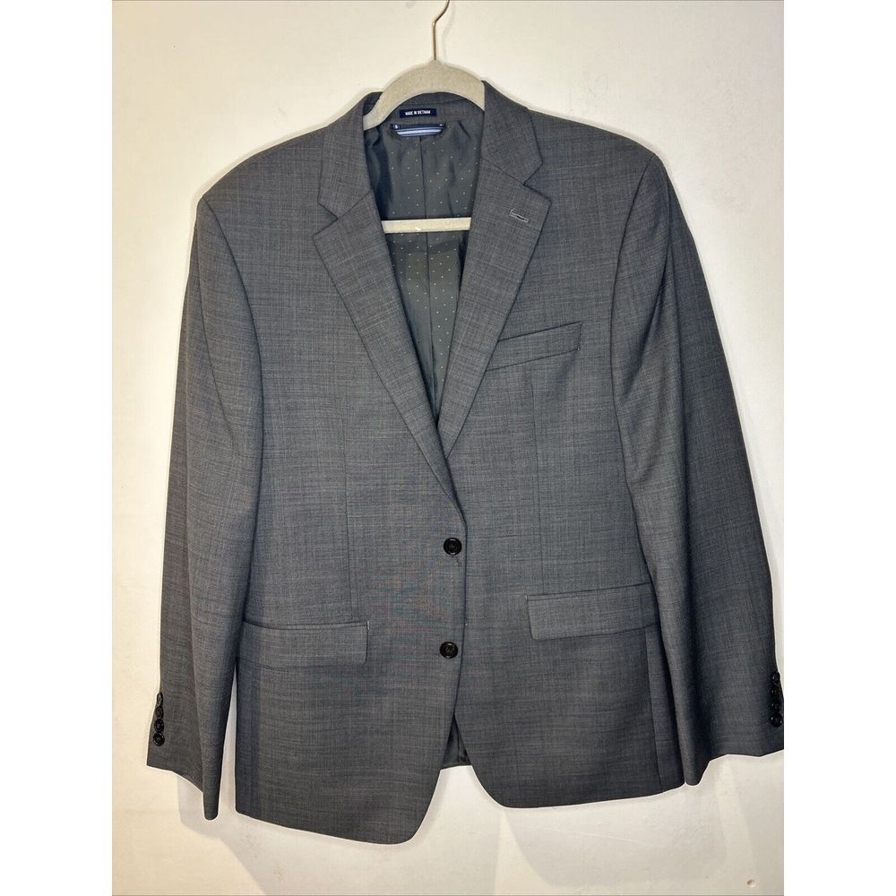 Crown & Ivy 40R Mens Gray 2 Button Blazer Sport Coat Jacket NEW